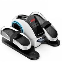 mini eliptica electrica con 30 niveles de velocidad 5 funciones pedales con correas pantalla led mando a distancia silenciosa y portable - pedaleador electrico para mayores y ancianos elliptical