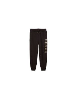 Pantalones Puma Maximal Metallic Swe Hombre Negro