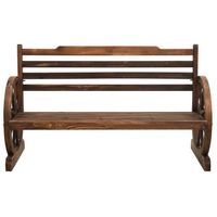 banco de jardin  banco de exterior  silla de jardin madera maciza de abeto 112 cm