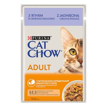 Cat Chow 26 x 85 g comida húmeda para gatos - Adult con cordero