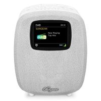 radio personal sangean dcr-83 analogica y digital dab fm 2w lcd blanco