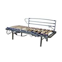 cama articulada geriatrica de hospital electrica con patas regulables y barandillas - 90 cm x 190 cm