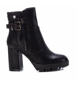 Xti para mujer. 14065001-NEGRO Botines 140650 negro - Altura tacón 9cm - (40), 8 a 10cm, Cremallera, Casual