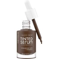 catrice base de maquillaje nude drop tinted serum foundation - 098n para mujer