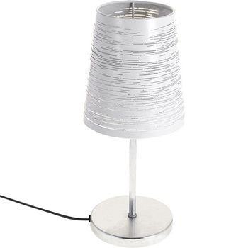 Lámpara de sobremesa FIA 1xE14 14d Blanco/Plata