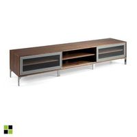 mueble tv nogal modelo argelia 240 x 55 x 50 - nogal