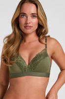 hunkemoller sujetador preformado sin aros sophie verde