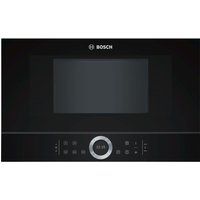bosch bfl634gb1b built-in solo microwave - black black