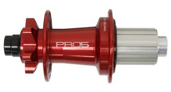 Bujes traseros hope pro 5 de 32 agujeros   boost 12x148 mm   6 agujeros   rojo