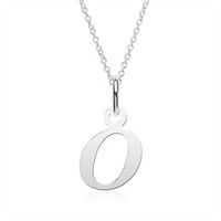 cadena de letras o de plata 925
