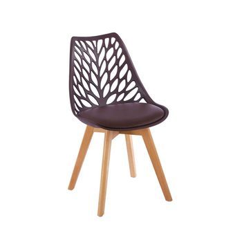 Pack 6 Sillas Viva De Polipropileno 82*53*53 Cm - Marrón