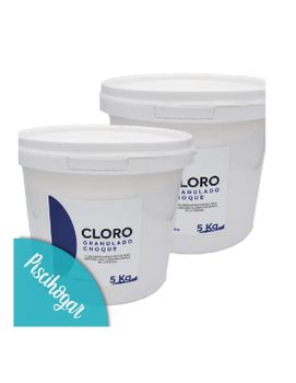 Cloro granulado de choque - 5kg | Pack 2