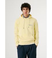 pepe jeans para hombre pm582916 sudadera terrel amarillo m casual algodon