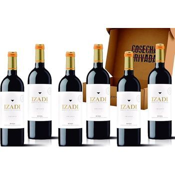 Izadi - Vino Tinto Do Rioja, 6x 75 Cl, 14,5%  - Envío En Caja Reforzada De Cartón