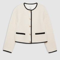anine bing logan boucle jacket - m