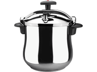 olla express - magefesa star bombeada capacidad 6l acero inoxidable