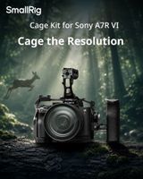 smallrig 7r vi jaula de liberacion rapida hawklock para sony alpha 7r vi con soportes para microfonos y monitores placa de liberacion rapida arca-swiss 6702