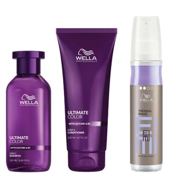 Ultimate Color Shampoo, Conditioner and EIMI Thermal Image Heat Protection Spray