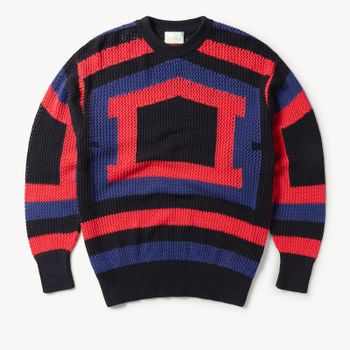 ARIES Temple Crocheted Cotton Jumper - S