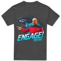 star trek tops y camisetas engage para hombre