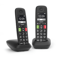 gigaset e290 inalambrico dect duo negro