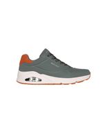 zapatillas skechers uno hombre verde oscurogris