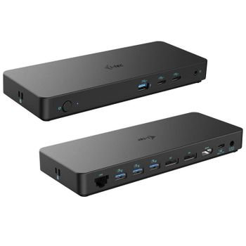 Base para portátil i-tec USB-C Triple Display Gen 2 Pro carga 100 W, 3 monitores, 4K