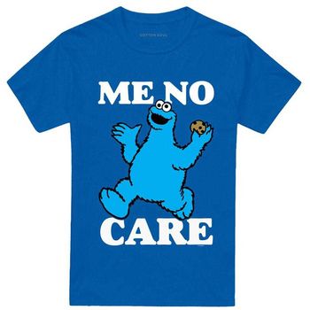 Sesame Street Camiseta Me No Care para mujer