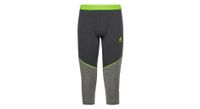 odlo revelstoke performance wool warm 150 grey   green 3 4 tights