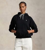 polo ralph lauren para mujer 211971698003 sudadera de felpa shrunken fit negro l casual algodon