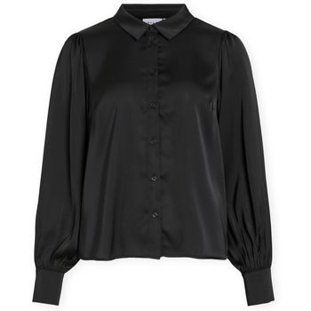 Vila Blusa Noos Enna Ravenna Shirt - Black para mujer