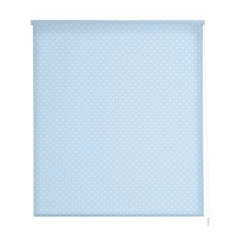 Estoralis - Estor Enrollable Translucido | Estampado Texturas | 130 X 255 Cm (ancho/alto) Tamaño Tela 127 X 250 Cm | Motas-2 Azul