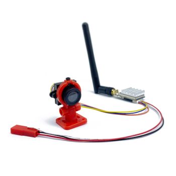 EWRF AIO VTX Cámara TX5823 5.8Ghz 40CH 600mW Transmisor FPV + Cámara CMOS de ángulo amplio de 700TVL 2.8 mm 120° Soporte