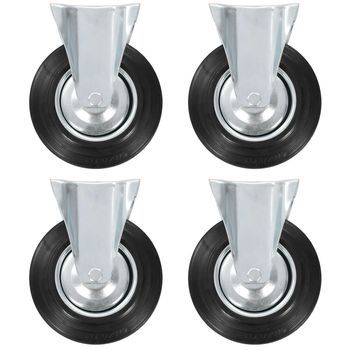 Ruedas Fijas 4 Unidades 200 Mm Vidaxl