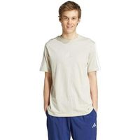 adidas tops y camisetas t-shirt essentials 3 stripes beige para mujer
