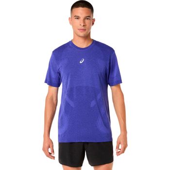 ASICS Road Seamless Camiseta de running Hombres - azul, lila