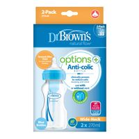 dr browns options anti-colic bottles blue