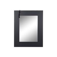 espejo mdf cristal 70x2x90 oriental negro