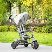 triciclo evolutivo 6 en 1 plegable para 1-5 anos gris aiyaplay