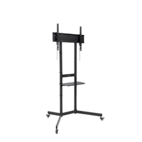 soporte de suelo con ruedas tooq fs1150m-b pantallas de 37 - 70 max 70kg vesa max 600x400 bandeja