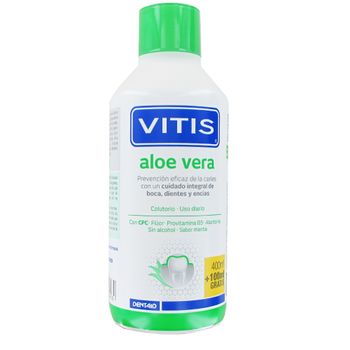 Vitis Aloe Vera sabor menta 400 ml + 100 ml