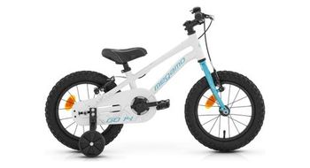 Megamo 14  go white 2026 bicicleta de montana para ninos