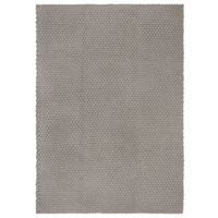 alfombra rectangular algodon gris 160x230 cm vidaxl