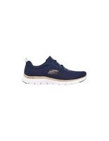 zapatillas skechers flex appeal 50-uptake mujer navy meshgold trim