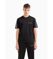 ax armani exchange para hombre 8nztsgzj9az1200 camiseta de corte estandar negro m casual algodon manga corta