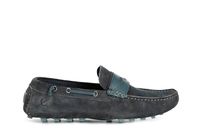 mocasines en piel de ante con trabilla anthracite