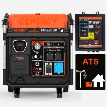 Generador Inverter Genergy Creta Silent Ats 7,5kw - 230v Arranque Eléctrico/automático