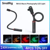 smallrig rm 03 macro fotografia luz led con difusor foco barndoor de 4 hojas salida de 5 colores alto brillo para video -5480
