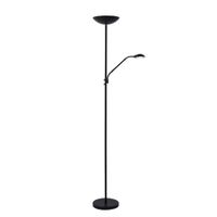 lampara de pie en metal negro 254 x 180 x 50 cm