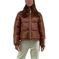 hinnominate chaquetas piumino all zip in nylon con etichetta sul polso para mujer